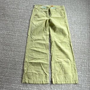 Pilcro and the Letterpress Light Green Wide Leg Pants